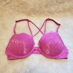 34B Obsession LaSenza Pink Push Up Bra. EUC